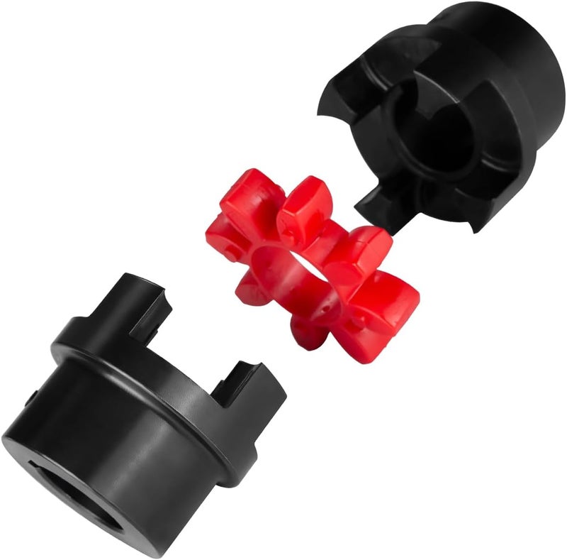 Sinoblu 45 Steel Flexible Elastic Shaft Coupling XL1 D40 L66 Bore 12-22mm Type Jaw Coupling with elastomeric Spider for Medium and Large Equipment - Image 5